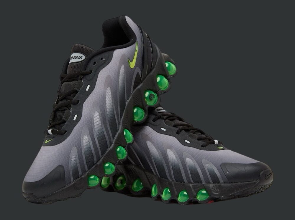 Air Max dn8 nera e verde