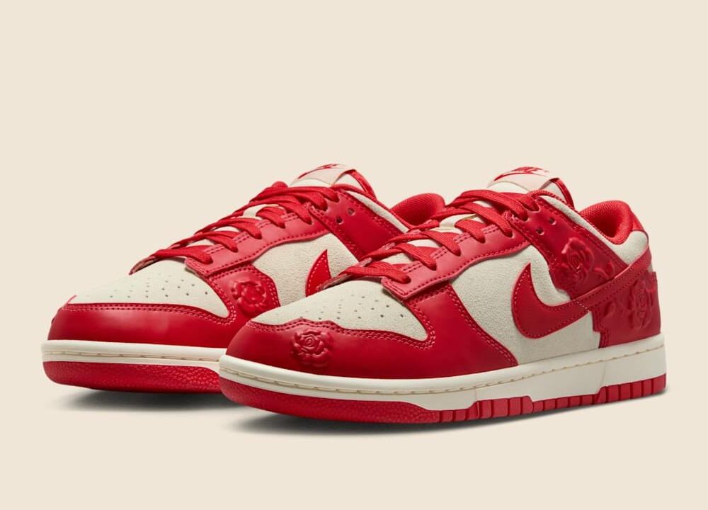 Nike dunk con rose